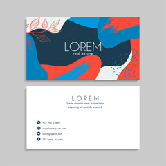 Wall Mural - Business Card Set. Vector illustration. EPS10