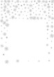© Vlada Balabushka - Silver Confetti Background White Vector. Snowflake Macro Illustration. Metal Flake Fall. Grey Flake Card.