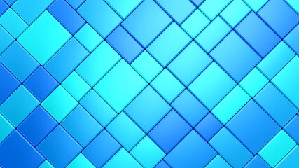 Rhombus Background. Abstract motion, loop, two color, 3d rendering, 4k resolution
