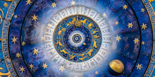 Droste Effect Background. Abstract Design For Concepts Related To Astrology And Fantasy.