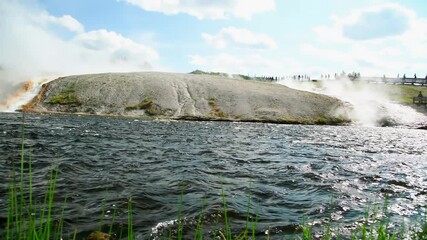 Wall Mural - Firehole River in Yellowstone National Park