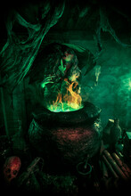 Cauldron In The Witch Den