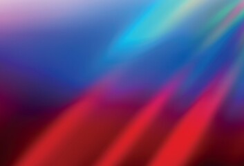 Wall Mural - light blue, red vector blurred bright pattern.