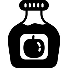 cider solid line icon