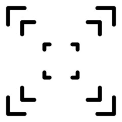 Fototapete - Code scanner icon outline vector. Scan qr. Bar label