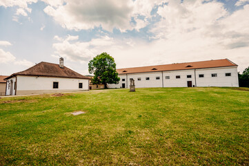 Cerveny Kamen Castle is a 13th-century castle in Slovakia. Castle with beautiful garden and park