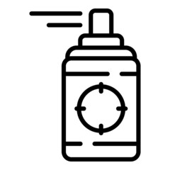 Wall Mural - Insecticide spray icon outline vector. Aerosol bottle. Insect sprayer