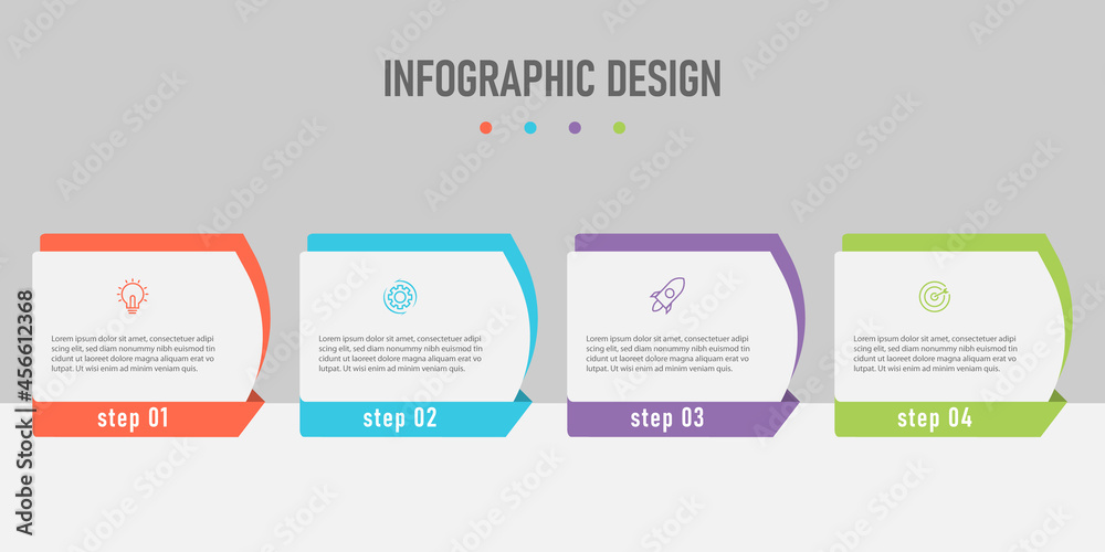 Design infographic elements data visualization vector, options ...
