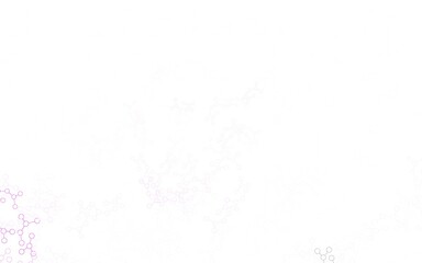 Poster - Light Purple vector pattern with artificial intelligence network.