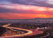 © Kyle - Phoenix, Arizona freeway leading toward downtown at sunset
