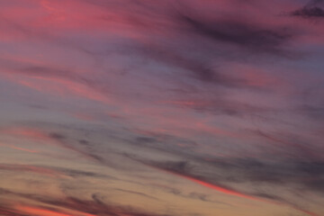 Wall Mural - Wolkenhimmel bei Sonnenuntergang