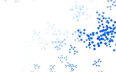 Poster - Light Pink, Blue vector template with artificial intelligence structure.