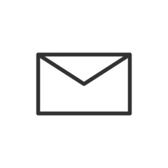 Poster - Envelope minimal line icon.