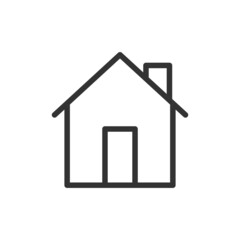 Poster - Premium house line icon for app, web and UI.