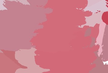Poster - Light Pink vector template with chaotic shapes.