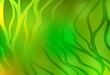 Light Green, Yellow vector background with wry lines.