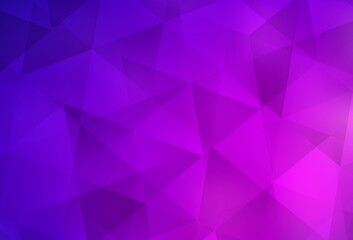 Poster - Light Purple, Pink vector abstract polygonal template.