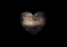 A Dark Rusty Heart. A Black Dot Appears On A Heart When An Action Of Sin Is Committed. The More Sin Is Committed, The More Dots Appear. They Are Accumulated Like Rust Which Is Difficult To Be Removed.