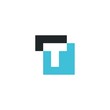 t letter mark logo vector icon illustration