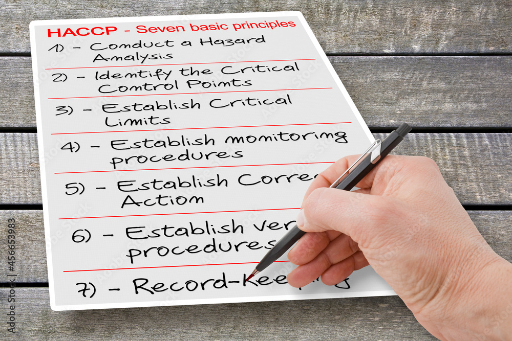 Seven basic principles about HACCP plans (Hazard Analysis and Critical ...