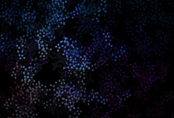 Poster - Dark Blue, Yellow vector pattern with artificial intelligence network.