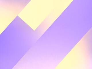 Wall Mural - Stylish yellow and lavender purple abstract geometric wide diagonal gradient stripes decorative background texture