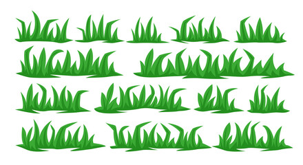 Wall Mural - Green grass collection