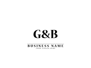 Letter GB Logo, Creative gb g&b Logo Icon Vector Image For Your Simple Fashion, Apparel and Clothing Brand or Any Business