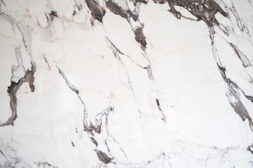 Wall Mural - White marble texture with natural pattern use for background or design art work.