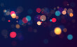 © ket4up - Colorful bokeh lights background. Blurred circle shapes. Vector illustration