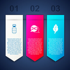 Wall Mural - Set Korean lantern, South flag and Kimchi. Business infographic template. Vector