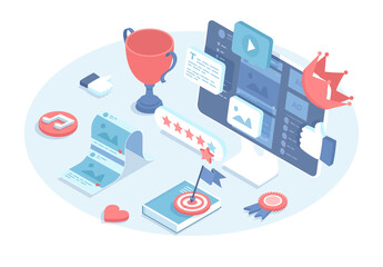 content management system. high quality content creating. video, image, text content for social medi