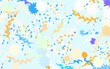 Light Blue, Yellow vector elegant pattern with flowers