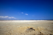 The Larnaca Salt Lake On The Outskirts Of The City In Cyprus