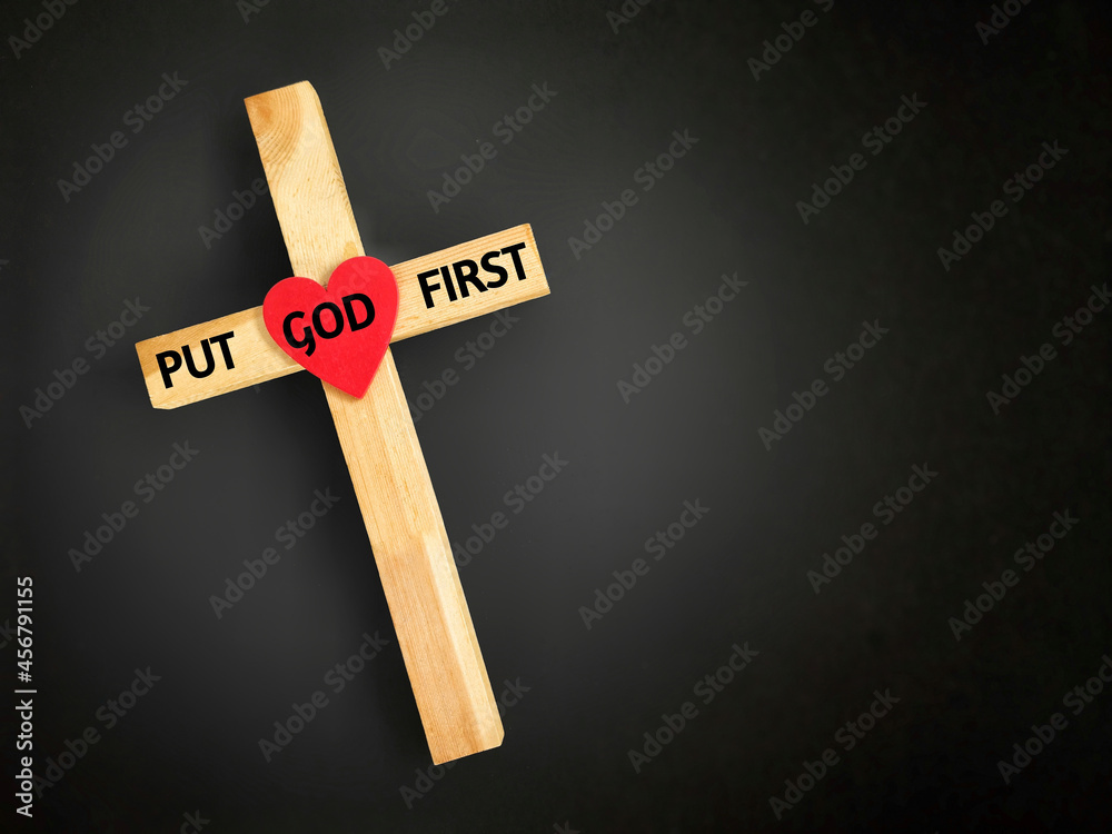 ●Put God First PS-8395 - Put God First Frame – Collins Fresh + Original