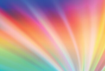 Wall Mural - light multicolor vector blurred shine abstract texture.
