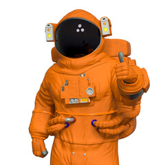 Wall Mural - astronaut is positive with thumbs up