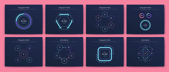 Wall Mural - Vector graphics infographics with mobile phone. Template for creating mobile applications, workflow layout, diagram, banner, web design, business reports