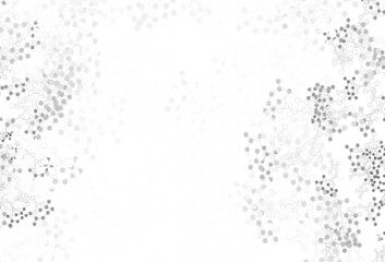 Poster - Light Gray vector backdrop with artificial intelligence data.