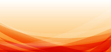Abstract Gradient Orange Wave Background Good For Banner, Poster, Wallpaper, Digital Print And Other
