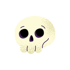 Sticker - halloween skull head