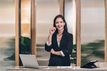 Hotel check in at reception or front office being given key card