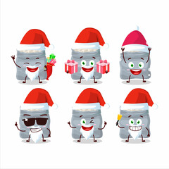 Sticker - Santa Claus emoticons with white beans cartoon character