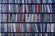 © Natalia - background. shelves with music discs records