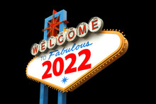Welcome To Fabulous 2022 (Black Background)
