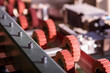 furniture factory - detal of conveyor system