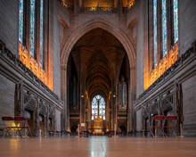 Interior Of Liverpool Cathedral, Liverpool, Merseyside