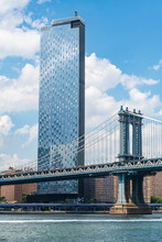 One Manhattan Square With Manhattan Bridge, Manhattan, New York