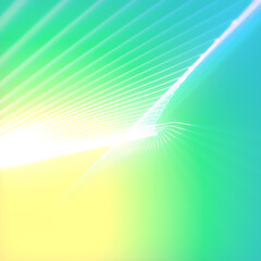 Poster - Twisted lines geometric elegant multi colored background. 3d rendering digital illustration