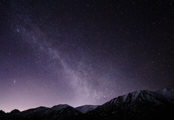 Wall Mural - starry night sky